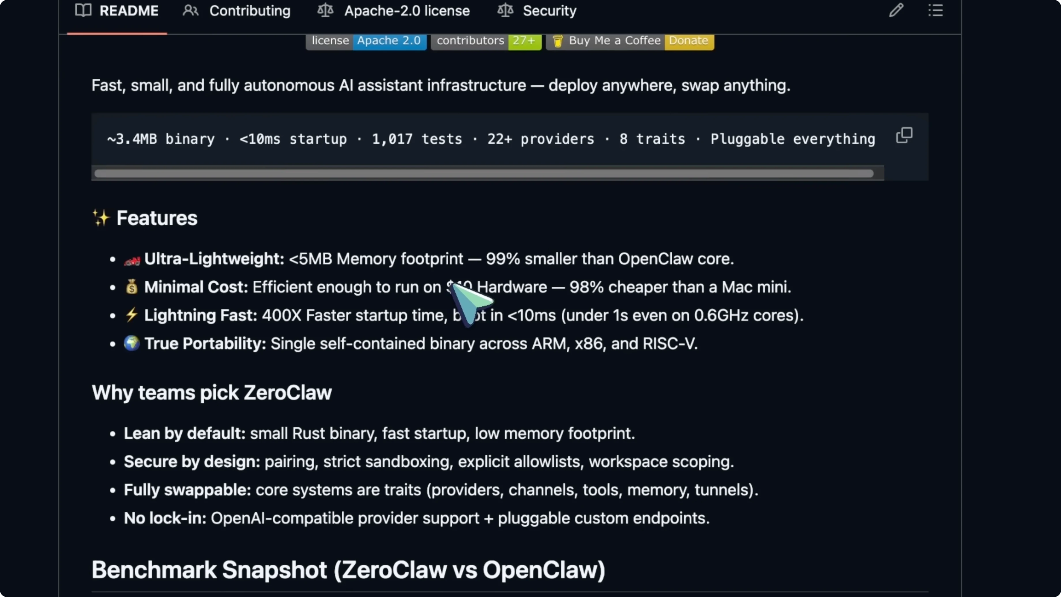 Screenshot from ZeroClaw: Could This Be the Best OpenClaw Alternative? at 128s
