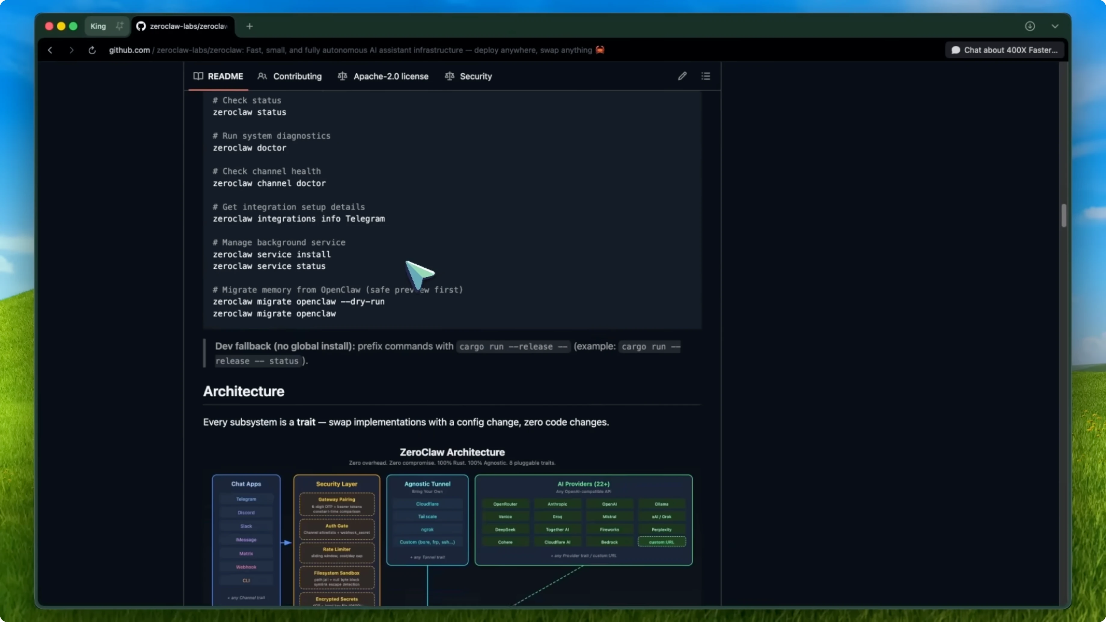 Screenshot from ZeroClaw: Could This Be the Best OpenClaw Alternative? at 144s