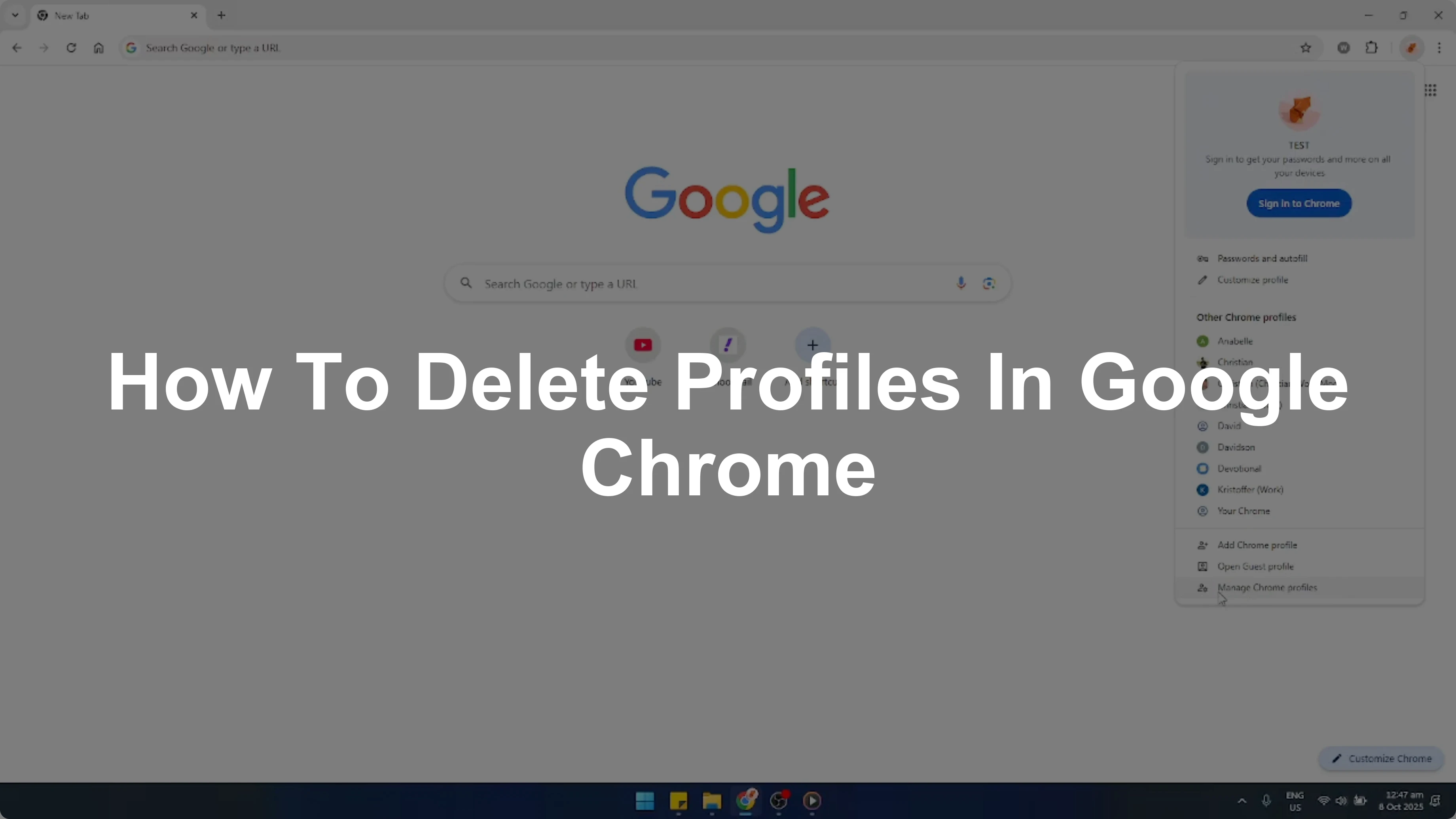 How To Delete Profiles In Google Chrome [2026 Guide]