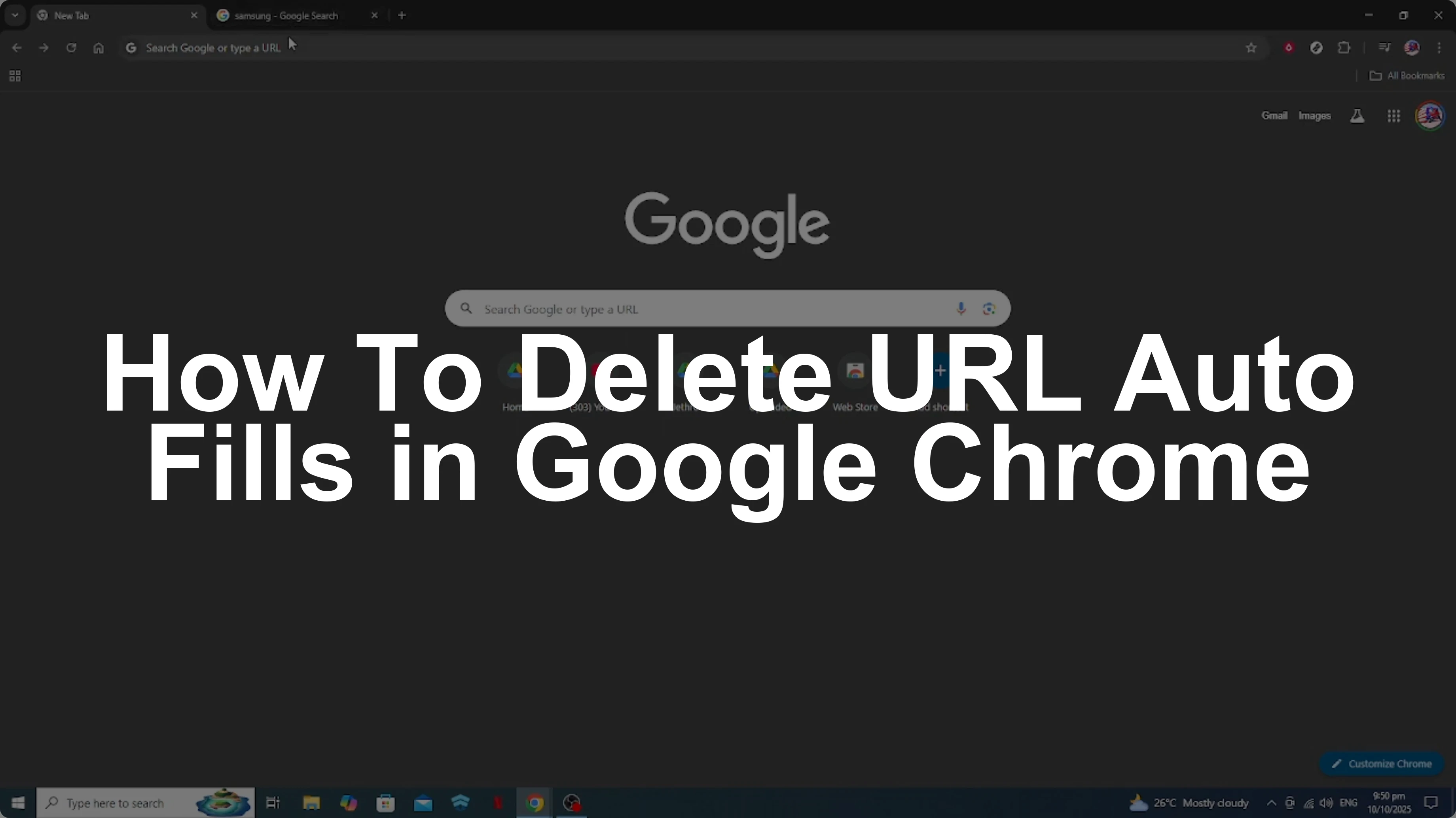How To Delete URL Auto Fills in Google Chrome [2026 Guide]