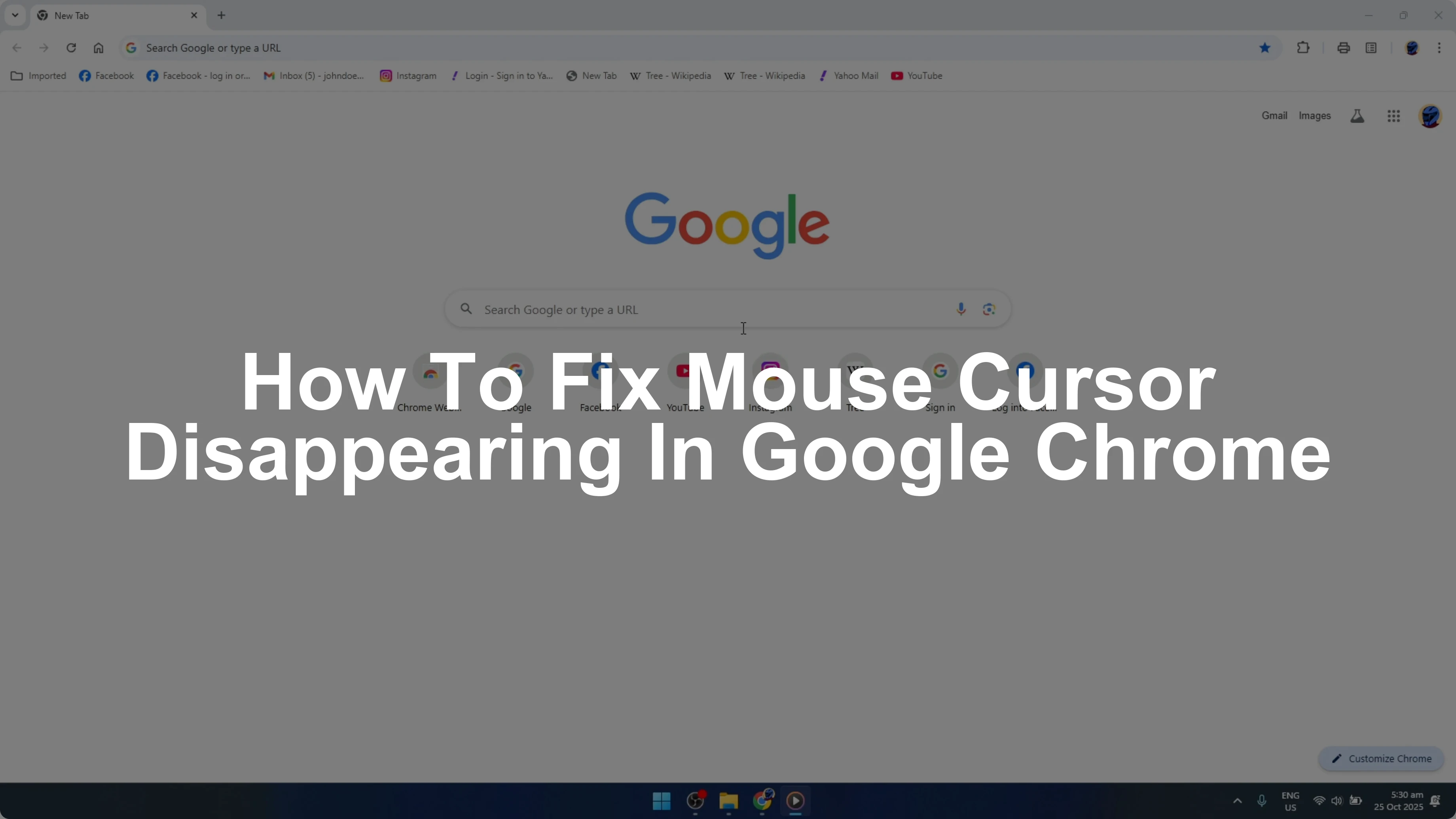How To Fix Mouse Cursor Disappearing In Google Chrome [2026 Guide]