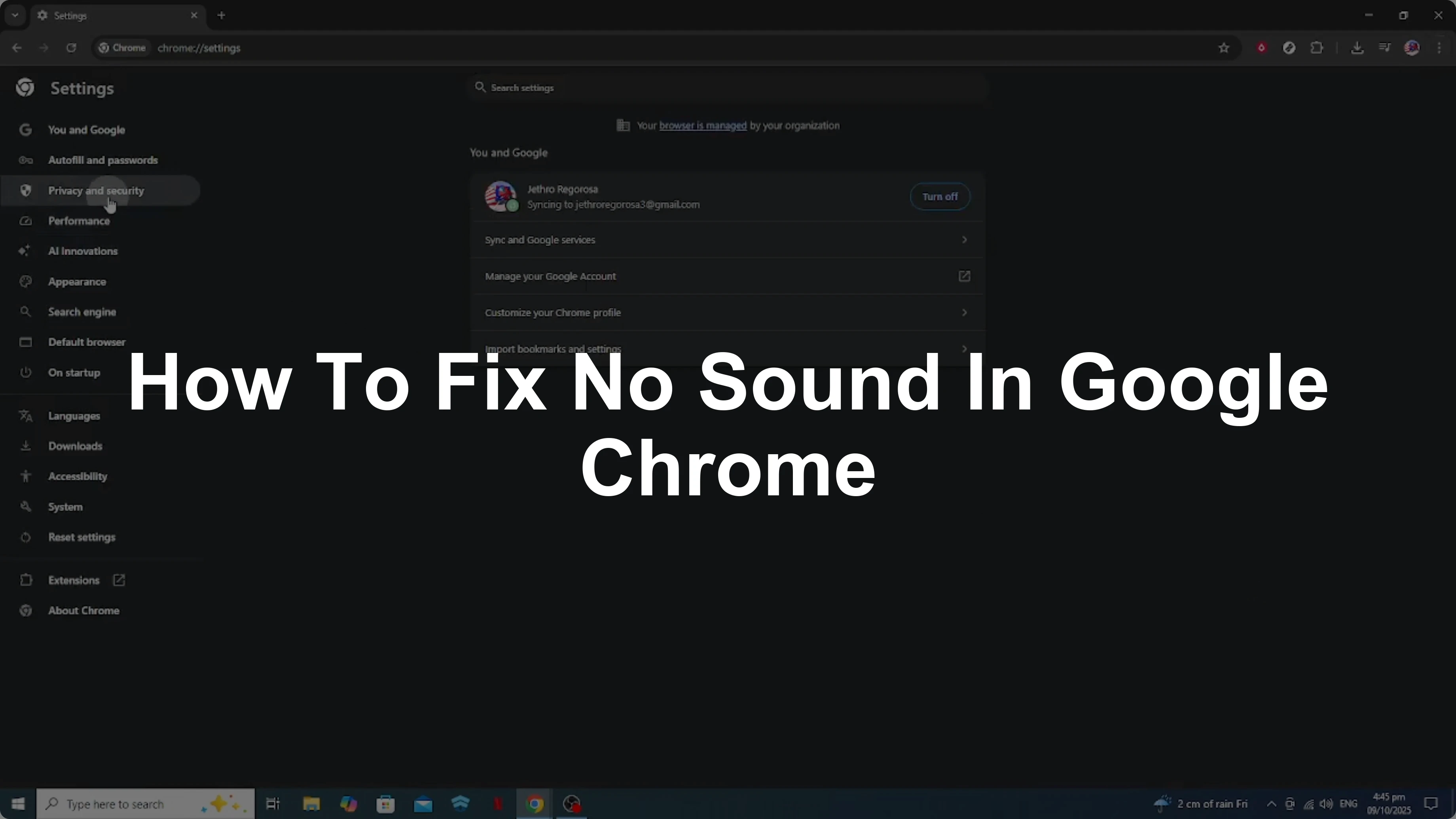 How To Fix No Sound In Google Chrome [2026 Guide]