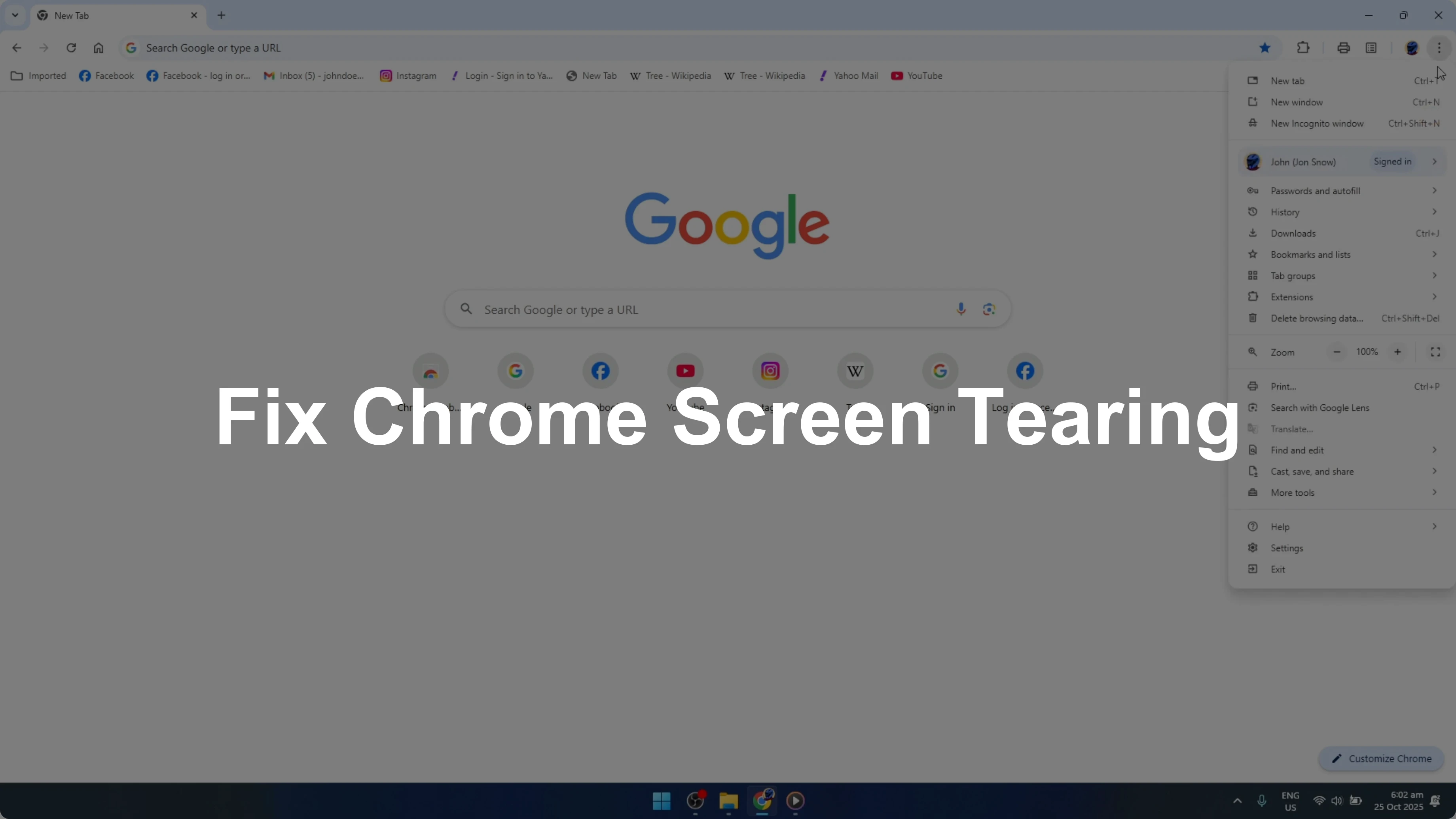 How To Fix Screen Tearing When Watching Fullscreen Videos in Google Chrome [2026 Guide]