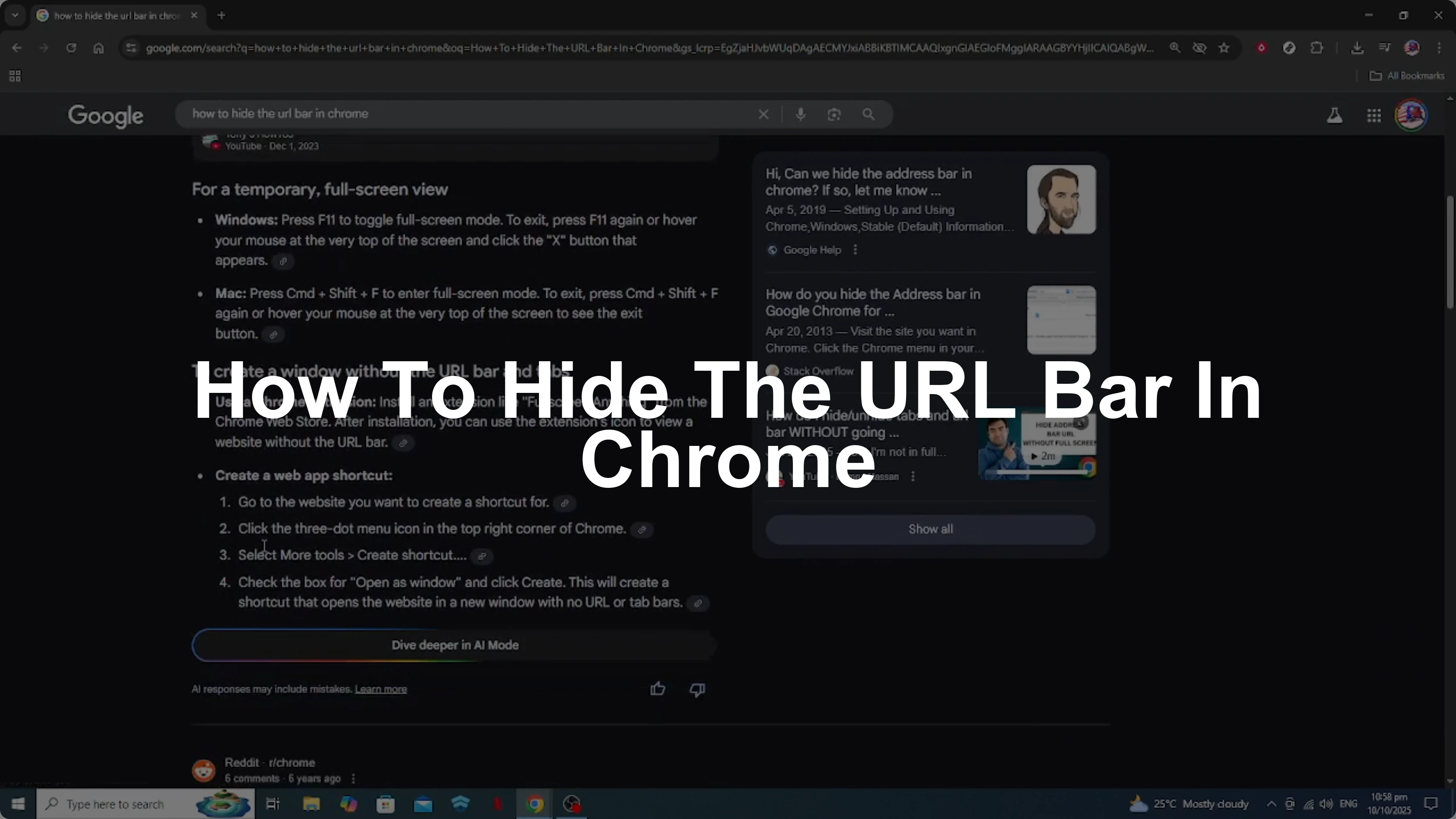 How To Hide The URL Bar In Chrome [2026 Guide]