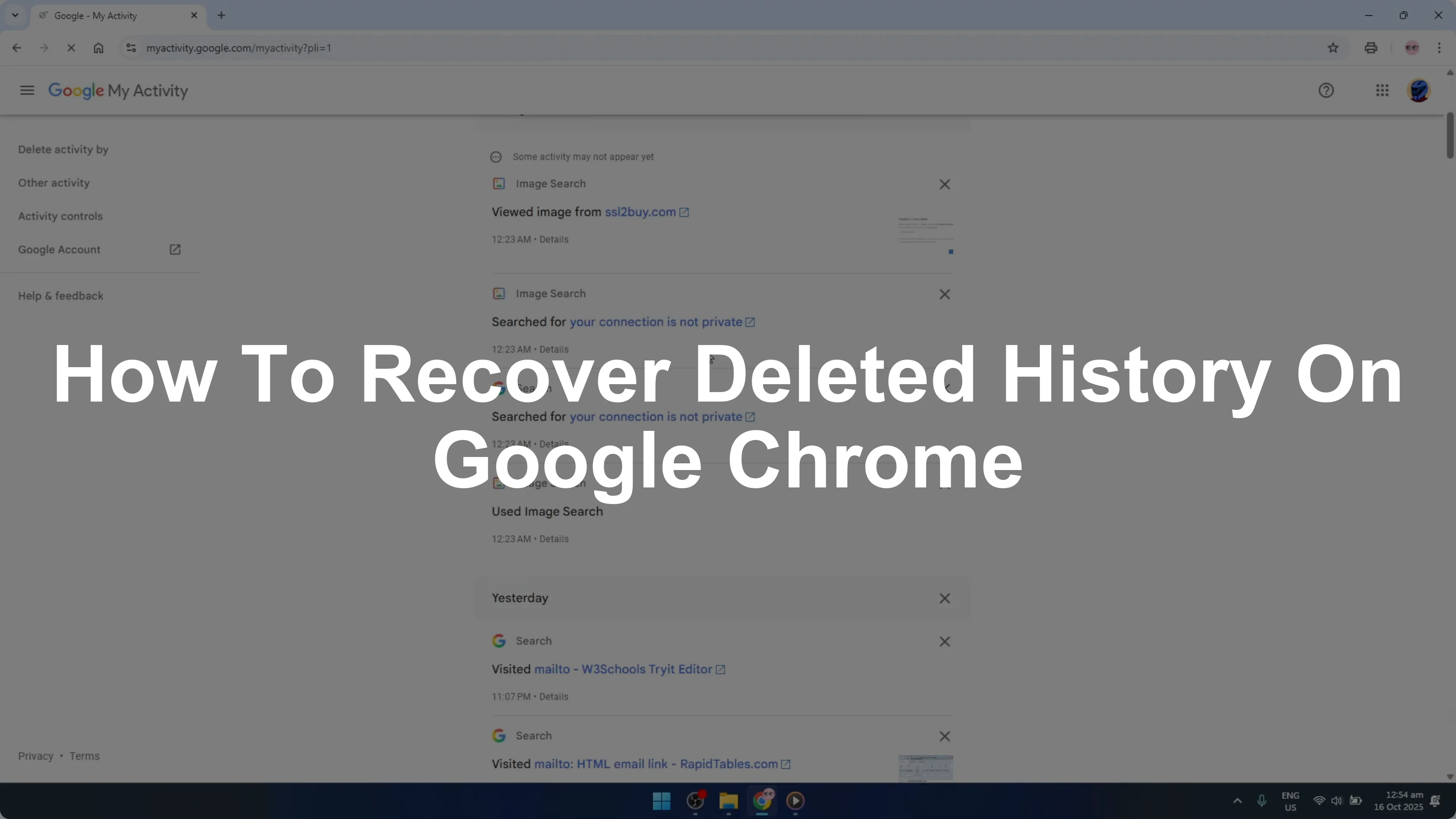 How To Recover Deleted History On Google Chrome [2026 Guide]