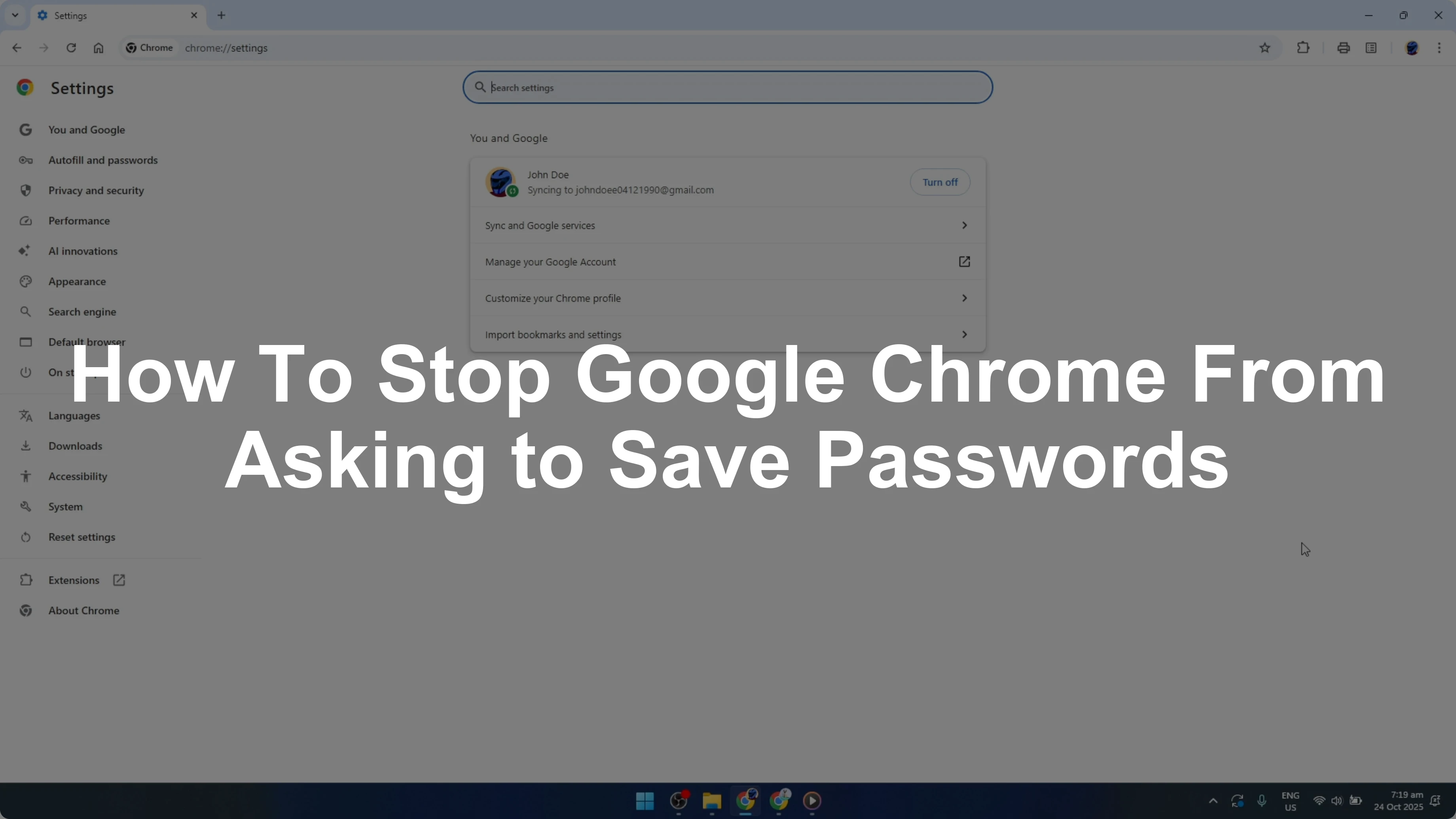 How To Stop Google Chrome From Asking to Save Passwords [2026 Guide]