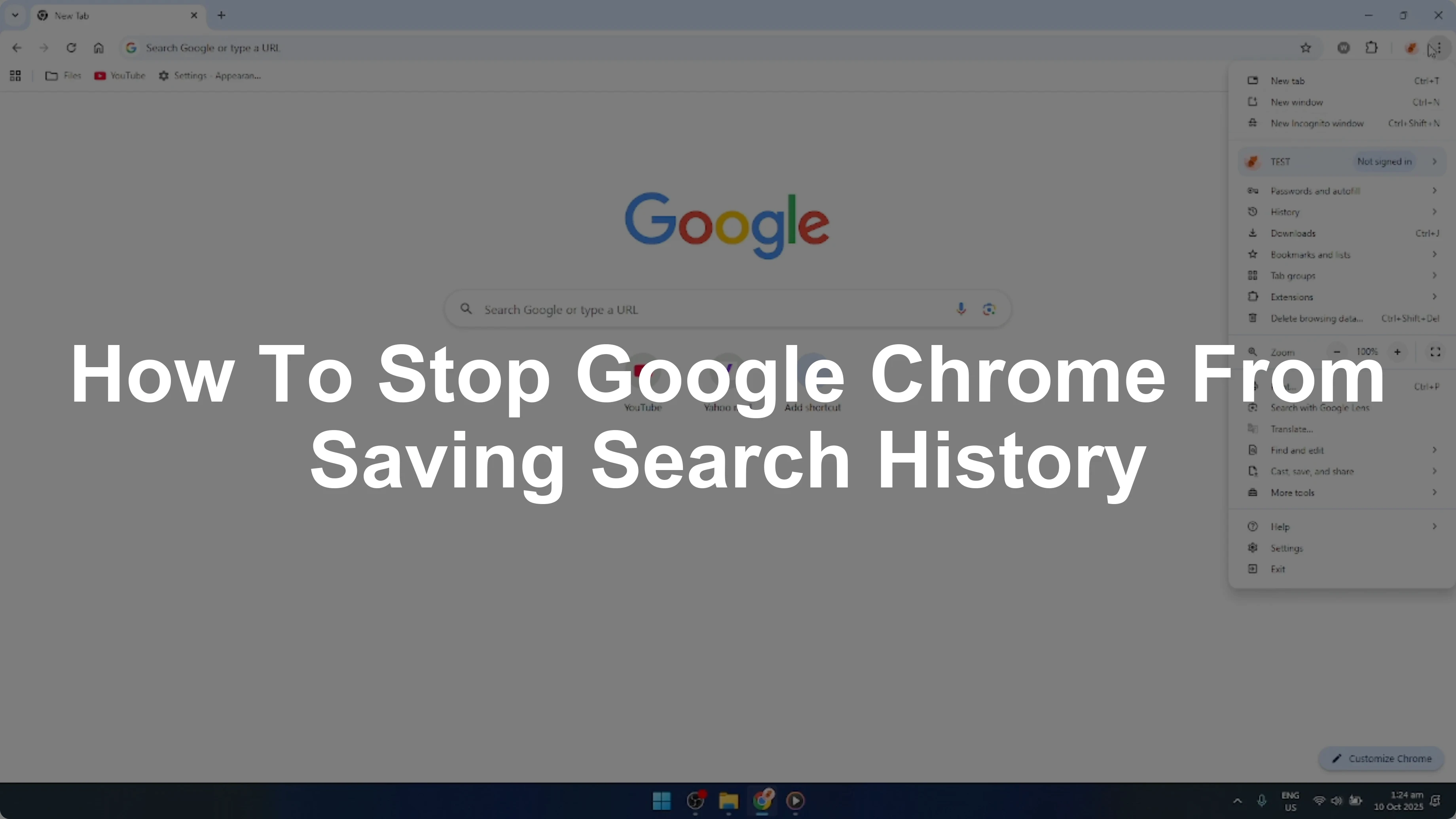 How To Stop Google Chrome From Saving Search History [2026 Guide]