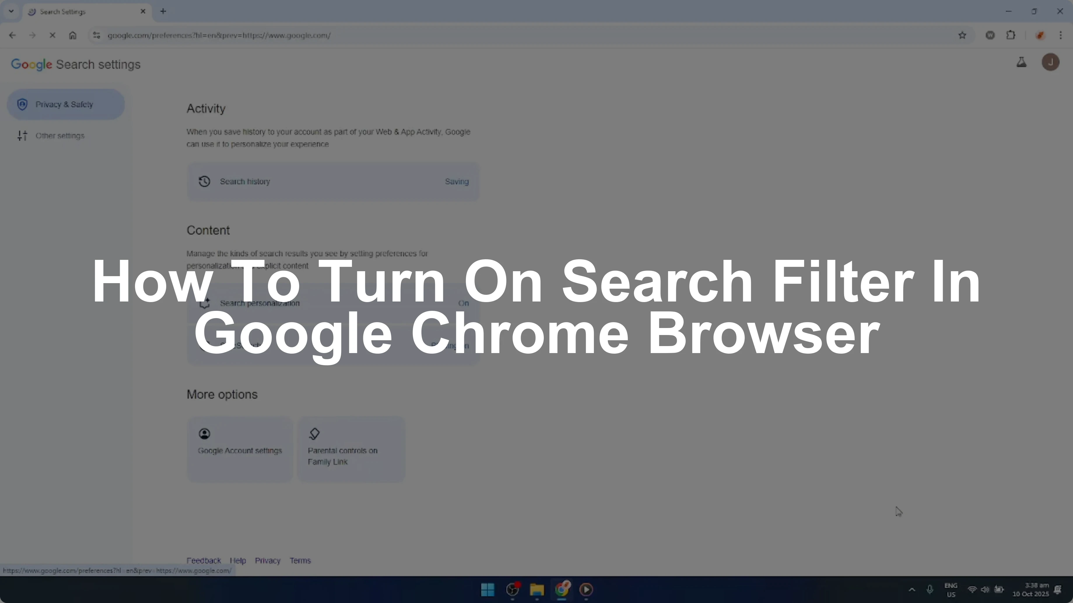 How To Turn On Search Filter In Google Chrome Browser [2026 Guide]